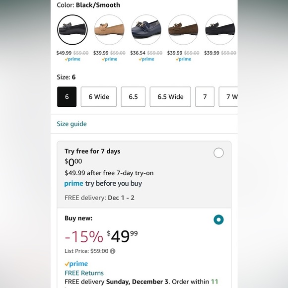 (NWOT) BRAND NEW Cliffs-By White Mountain Sz 6 - Picture 2 of 6